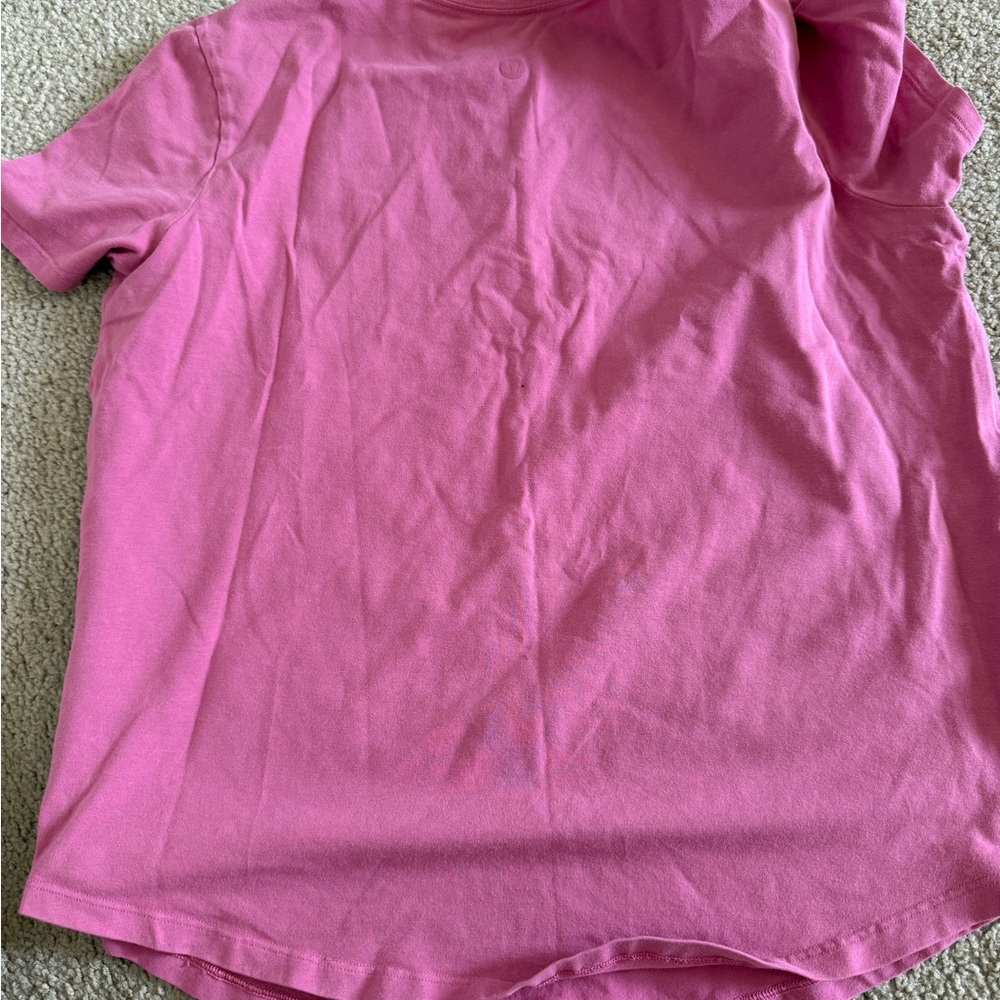 Womens workout Lululemon Pink T-Shirt